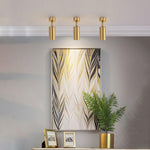 Modern Brass Double Cylinder Adjustable Wall Spotlight Lasson Living