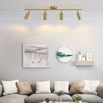 Modern Brass Double Cylinder Adjustable Wall Spotlight Lasson Living