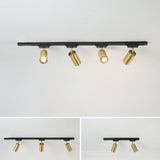 Modern Brass Double Cylinder Adjustable Wall Spotlight Lasson Living