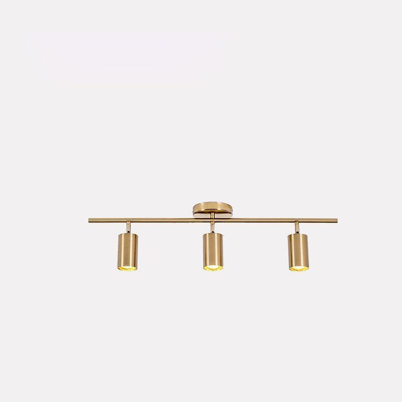 Modern Brass Double Cylinder Adjustable Wall Spotlight Lasson Living