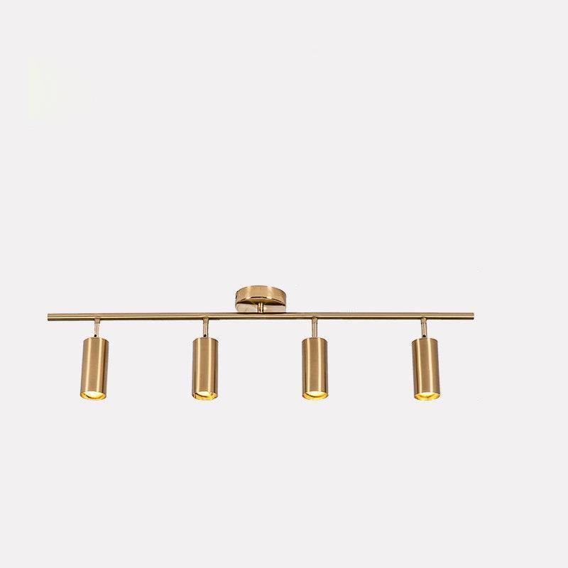 Modern Brass Double Cylinder Adjustable Wall Spotlight Lasson Living