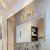 Modern Brass Double Cylinder Adjustable Wall Spotlight Lasson Living