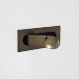 Modern Recessed Rectangular Adjustable LED Wall Sconce 1-Light Lasson Living