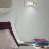 Modern Recessed Rectangular Adjustable LED Wall Sconce 1-Light Lasson Living