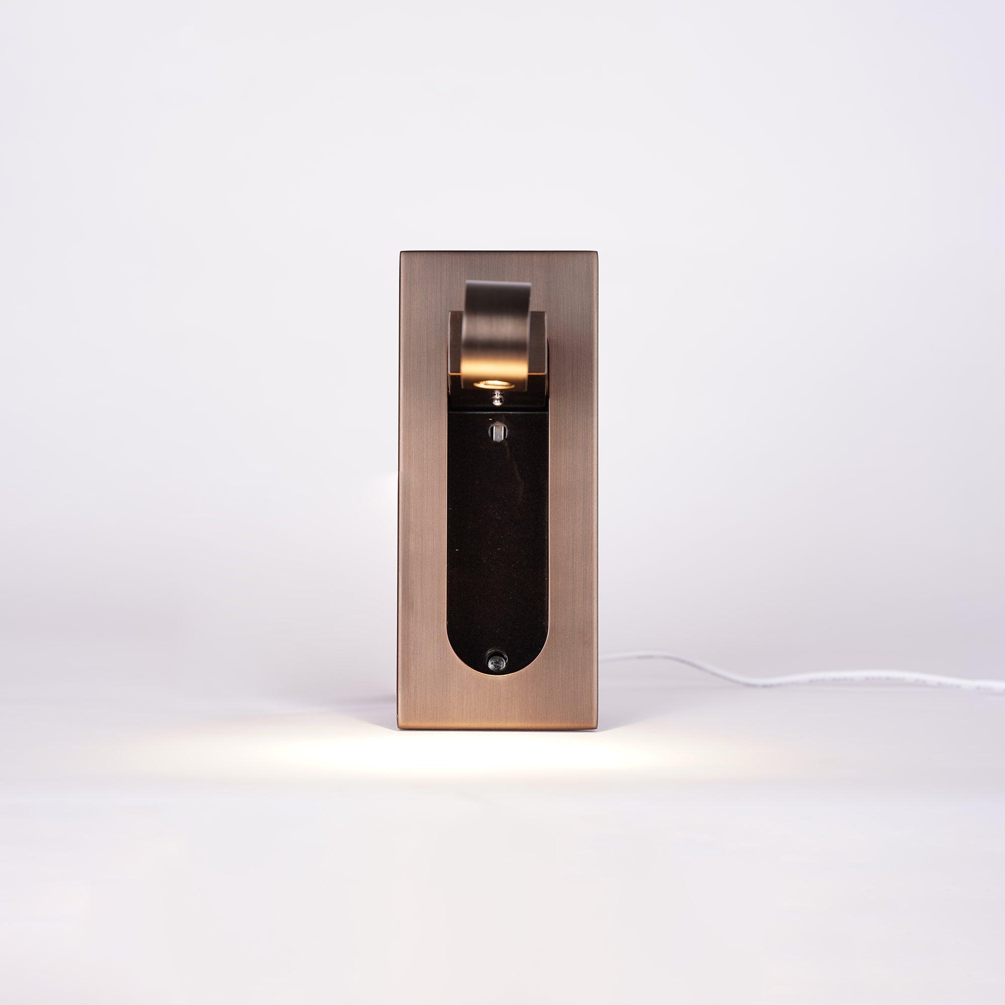 Modern Recessed Rectangular Adjustable LED Wall Sconce 1-Light Lasson Living