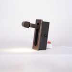 Modern Recessed Rectangular Adjustable LED Wall Sconce 1-Light Lasson Living
