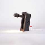 Modern Recessed Rectangular Adjustable LED Wall Sconce 1-Light Lasson Living