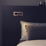 Modern Recessed Rectangular Adjustable LED Wall Sconce 1-Light Lasson Living