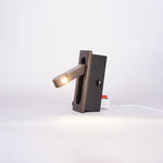 Modern Recessed Rectangular Adjustable LED Wall Sconce 1-Light Lasson Living