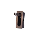 Modern Recessed Rectangular Adjustable LED Wall Sconce 1-Light Lasson Living