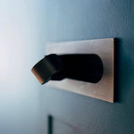 Modern Recessed Rectangular Adjustable LED Wall Sconce 1-Light Lasson Living