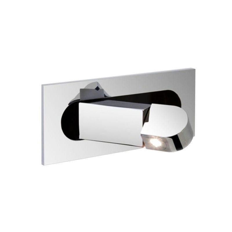 Modern Recessed Rectangular Adjustable LED Wall Sconce 1-Light Lasson Living