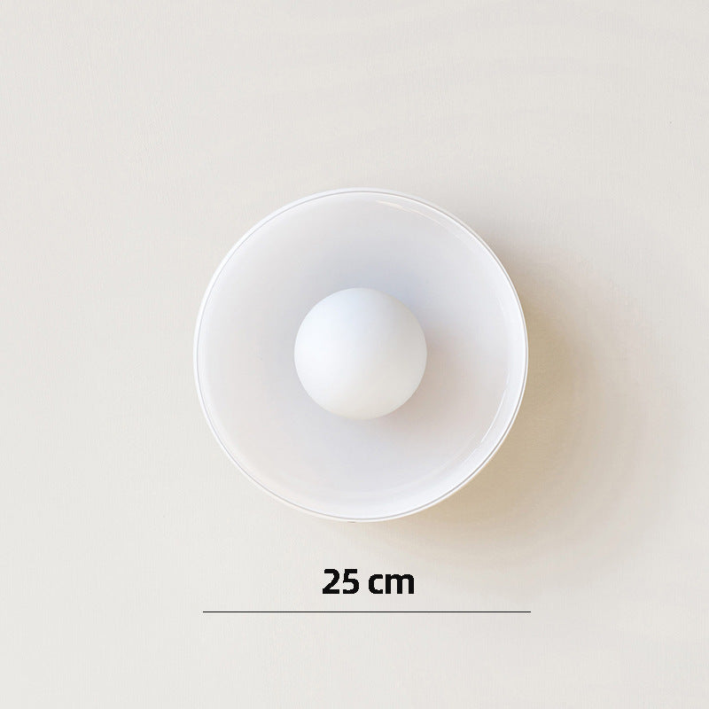 Modern Glass Disc Ceiling and Wall Light LED 1-Light Lasson Living