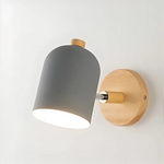 Scandinavian Wood Cylinder LED Wall Sconce 1-light Lasson Living