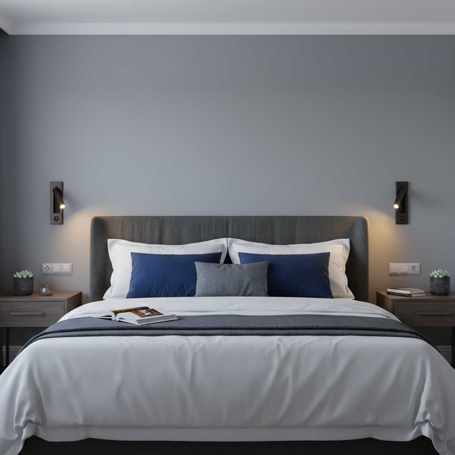 Modern Minimalist Embedded Aluminum LED Wall Sconce 1-Light Lasson Living