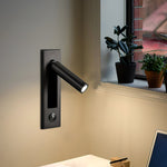 Modern Minimalist Embedded Aluminum LED Wall Sconce 1-Light Lasson Living