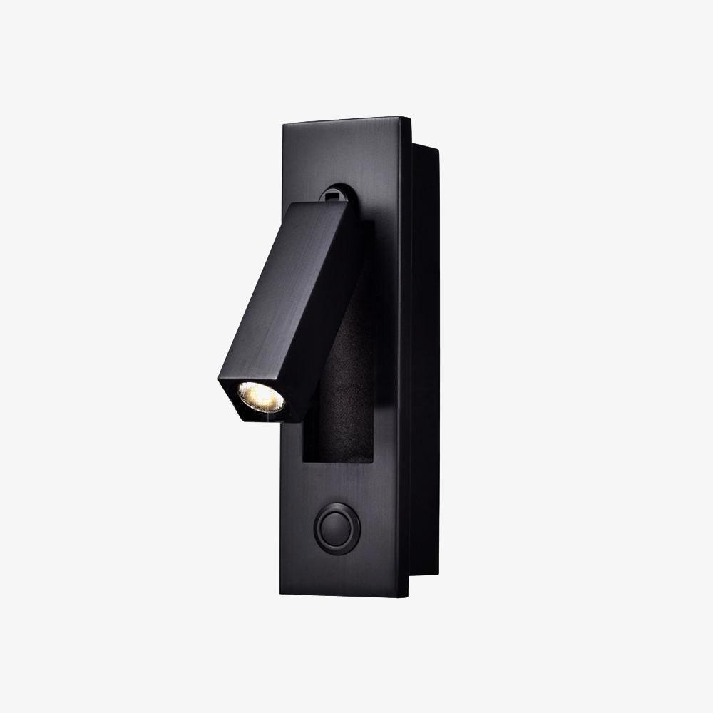 Modern Minimalist Embedded Aluminum LED Wall Sconce 1-Light Lasson Living