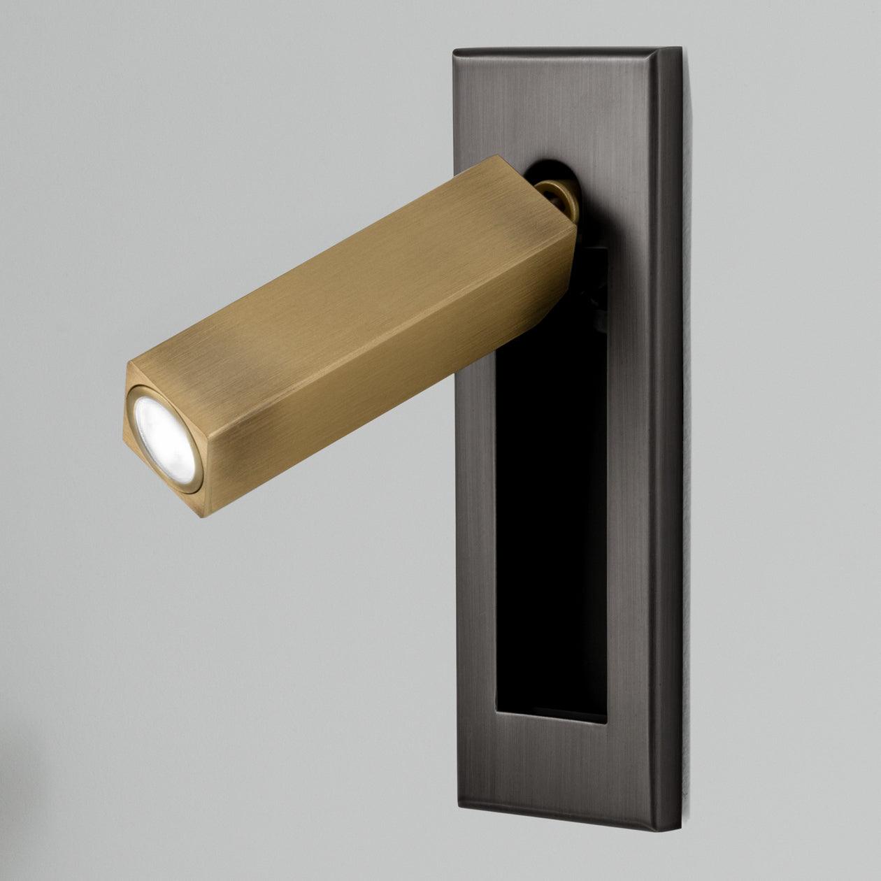 Modern Minimalist Embedded Aluminum LED Wall Sconce 1-Light Lasson Living