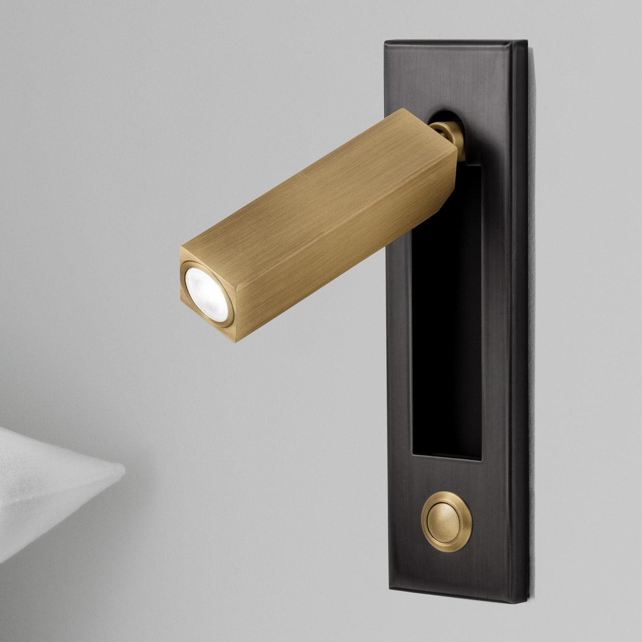 Modern Minimalist Embedded Aluminum LED Wall Sconce 1-Light Lasson Living