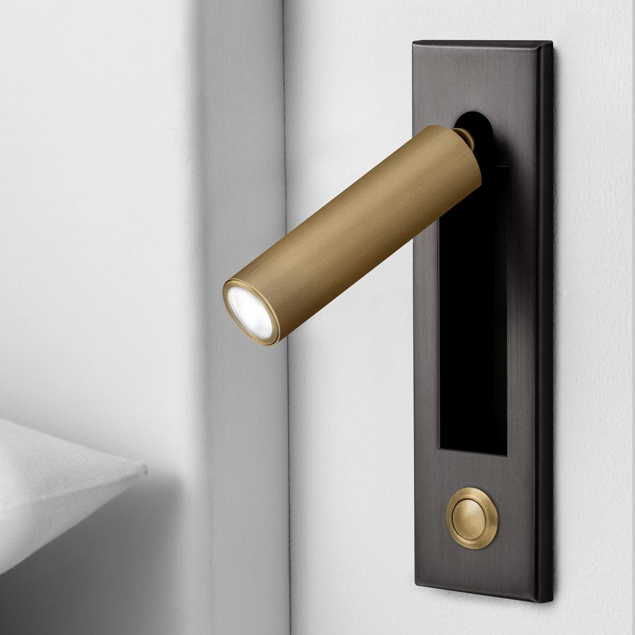 Modern Minimalist Embedded Aluminum LED Wall Sconce 1-Light Lasson Living
