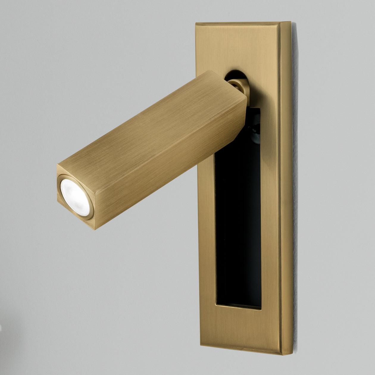 Modern Minimalist Embedded Aluminum LED Wall Sconce 1-Light Lasson Living