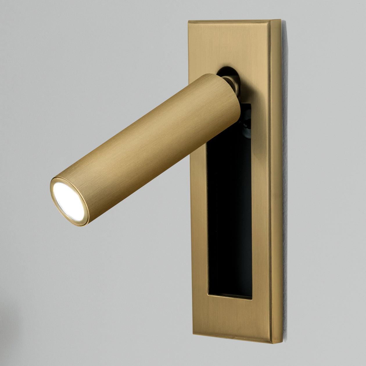 Modern Minimalist Embedded Aluminum LED Wall Sconce 1-Light Lasson Living