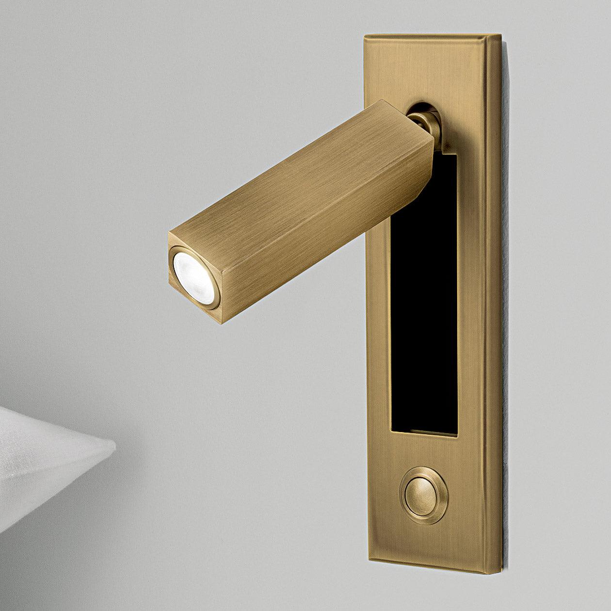 Modern Minimalist Embedded Aluminum LED Wall Sconce 1-Light Lasson Living