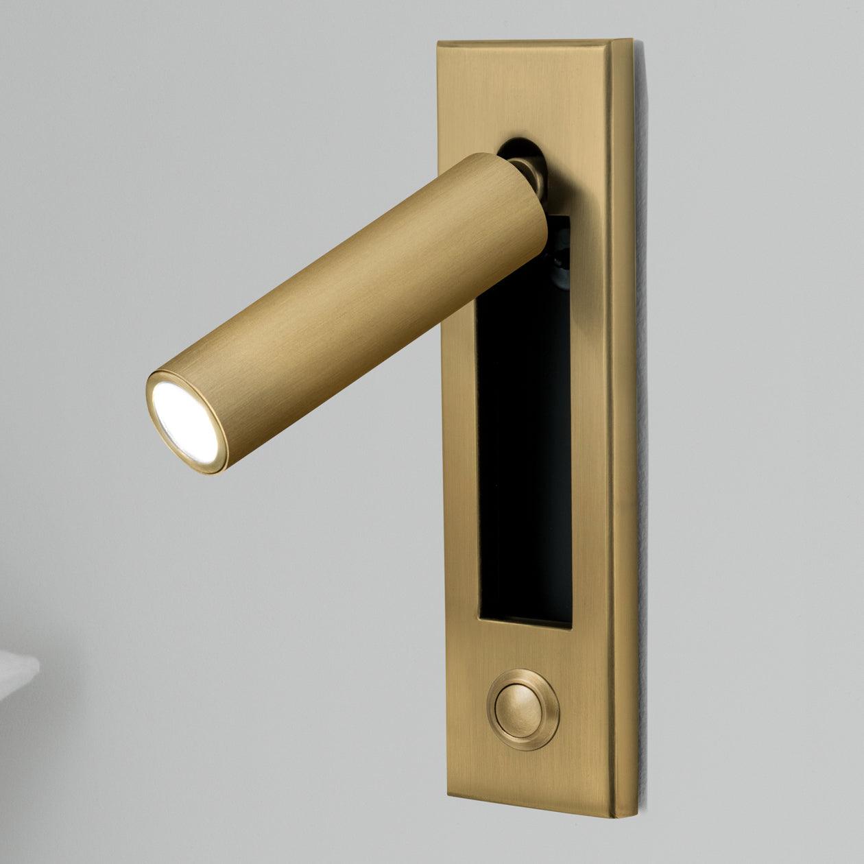 Modern Minimalist Embedded Aluminum LED Wall Sconce 1-Light Lasson Living