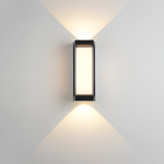 Nordic Minimalist Acrylic Rectangular Outdoor Wall Light LED Up-Down Lasson Living