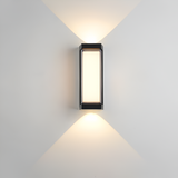 Nordic Minimalist Acrylic Rectangular Outdoor Wall Light LED Up-Down Lasson Living