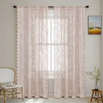Floral Grace Sheer Curtains Lasson Living