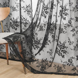 Floral Grace Sheer Curtains Lasson Living