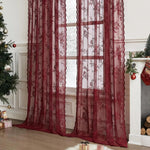 Floral Grace Sheer Curtains Lasson Living