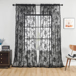 Floral Grace Sheer Curtains Lasson Living