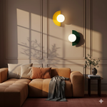 Modern Minimalist Glass Globe Wall Sconce LED 1-Light Lasson Living