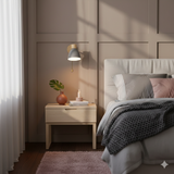 Modern Minimalist Wooden Cone LED Wall Sconce | 1-Light Lasson Living
