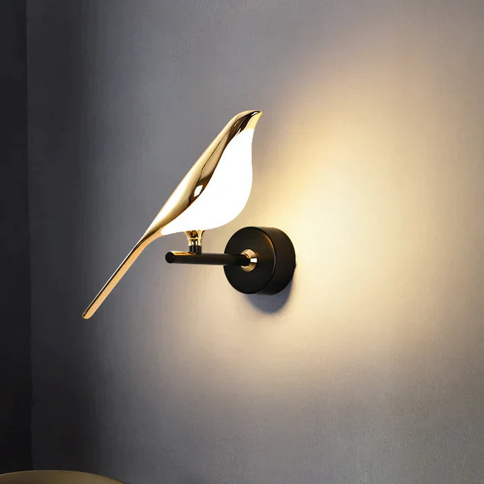 Modern Bird Wall Sconce LED Light Lasson Living
