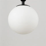 Nordic Brass Glass Globe Wall Sconce LED 1-Light Lasson Living