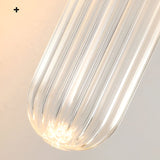 Nordic Water-Ripple Glass Brass Wall Sconce LED 1-Light Lasson Living