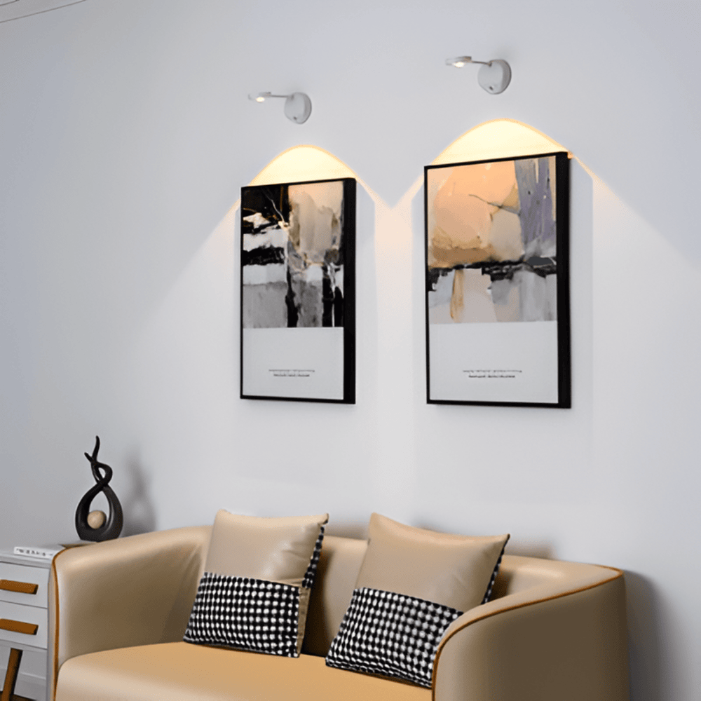 Modern Minimalist Wireless LED Wall Lamp With Motion Sensor 1-Light Lasson Living