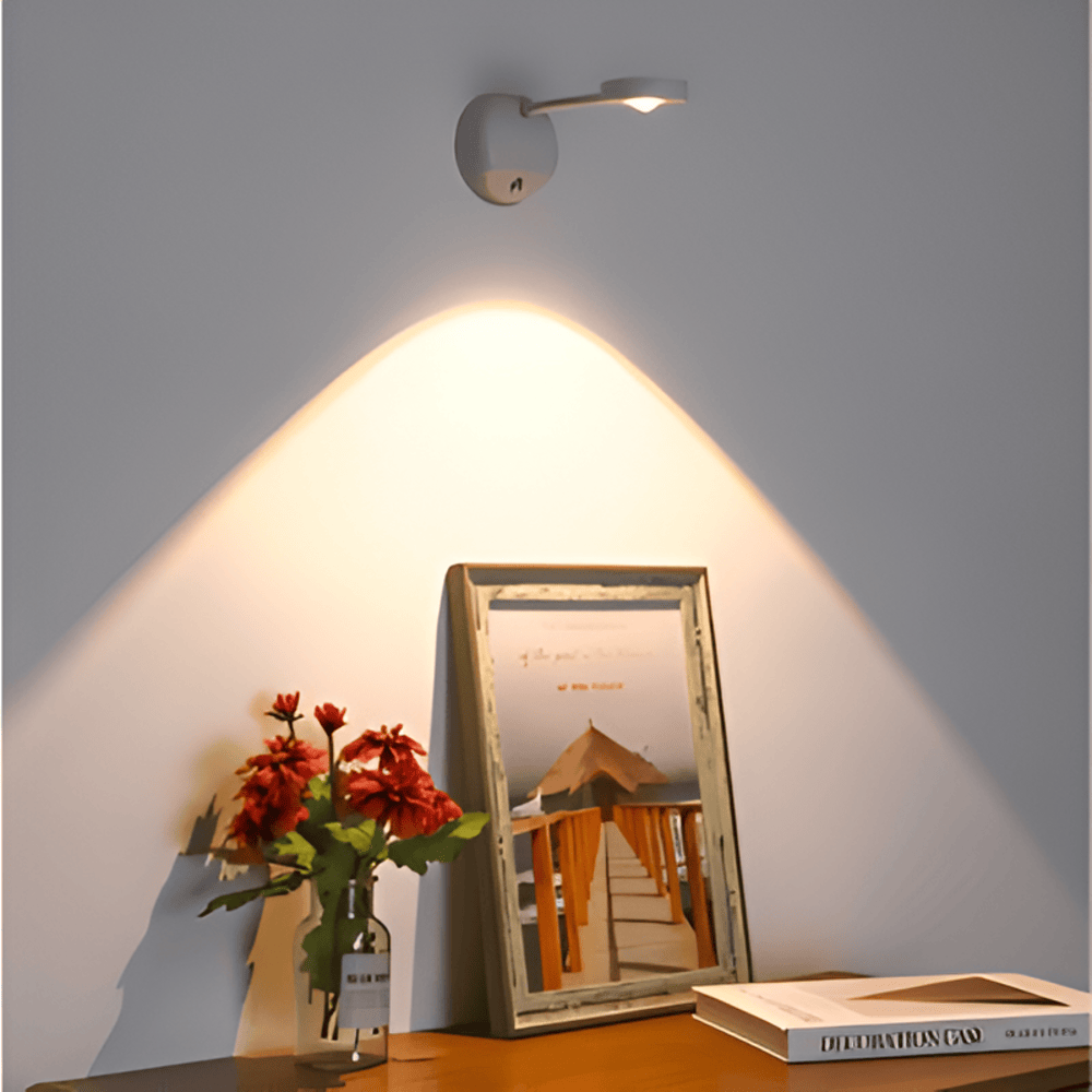 Modern Minimalist Wireless LED Wall Lamp With Motion Sensor 1-Light Lasson Living