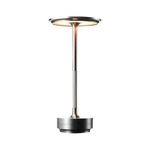 Modern Brass Cone LED Rechargeable Table Lamp 1-Light Lasson Living