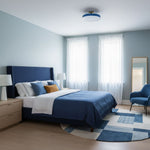 Modern Round LED Flush Mount Ceiling Light 1-Light Lasson Living