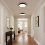 Modern Round LED Flush Mount Ceiling Light 1-Light Lasson Living