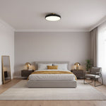 Modern Round LED Flush Mount Ceiling Light 1-Light Lasson Living
