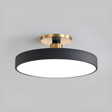 Modern Round LED Flush Mount Ceiling Light 1-Light Lasson Living