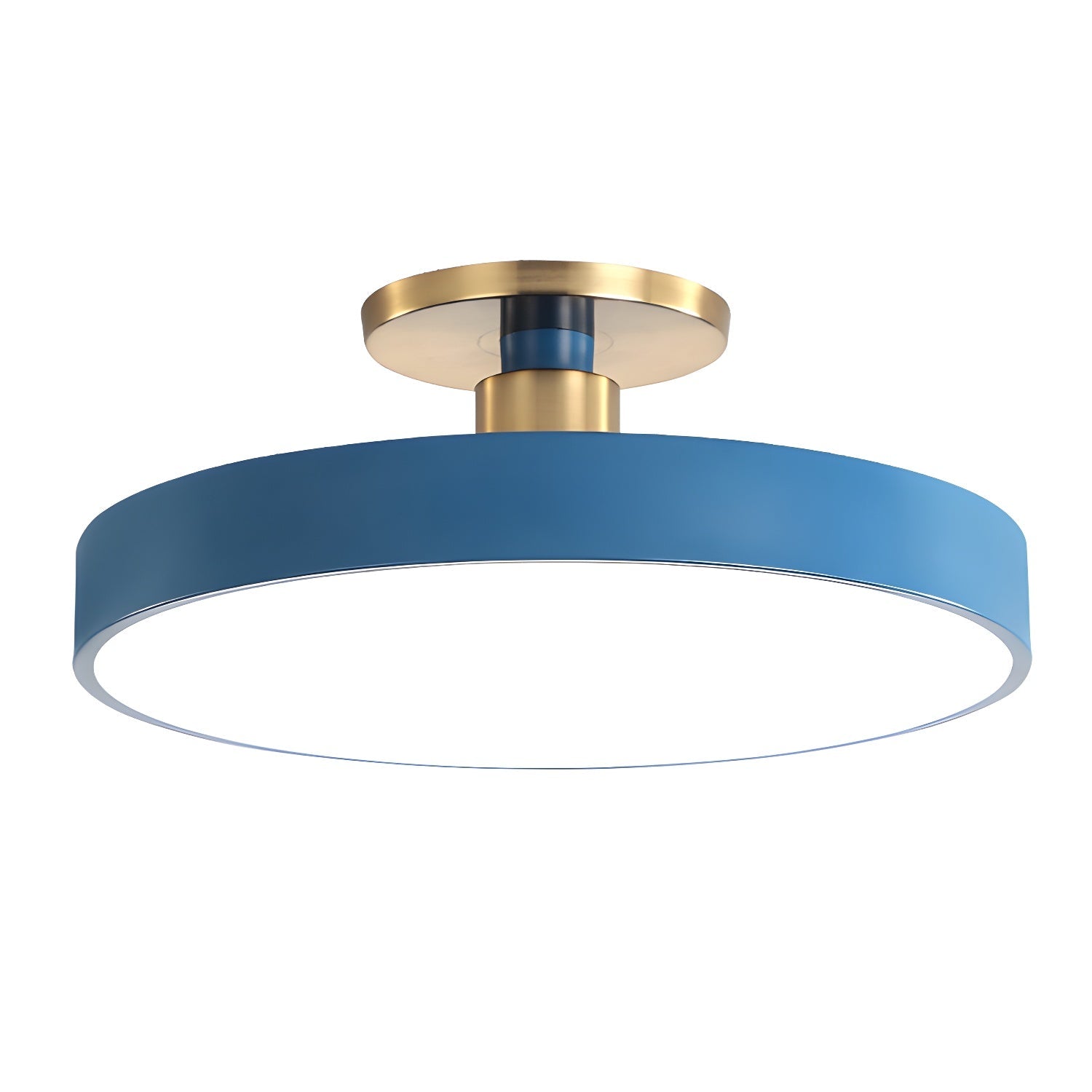 Modern Round LED Flush Mount Ceiling Light 1-Light Lasson Living