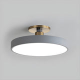 Modern Round LED Flush Mount Ceiling Light 1-Light Lasson Living