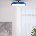 Modern Round LED Flush Mount Ceiling Light 1-Light Lasson Living