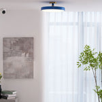 Modern Round LED Flush Mount Ceiling Light 1-Light Lasson Living